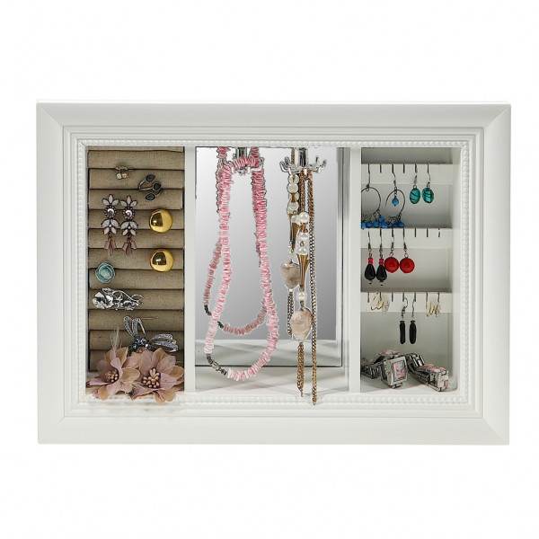 Wiszący organizer na biżuterię 40×30cm 6