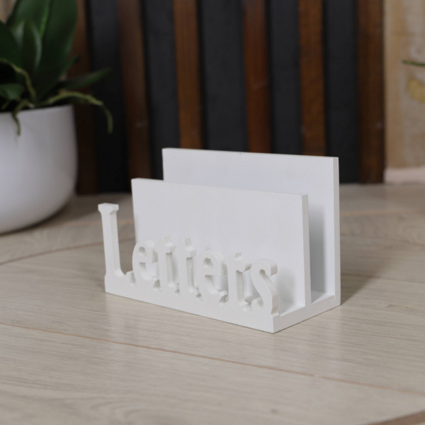 Drewniany listownik na biurko letters 16×7×10cm outlet 7