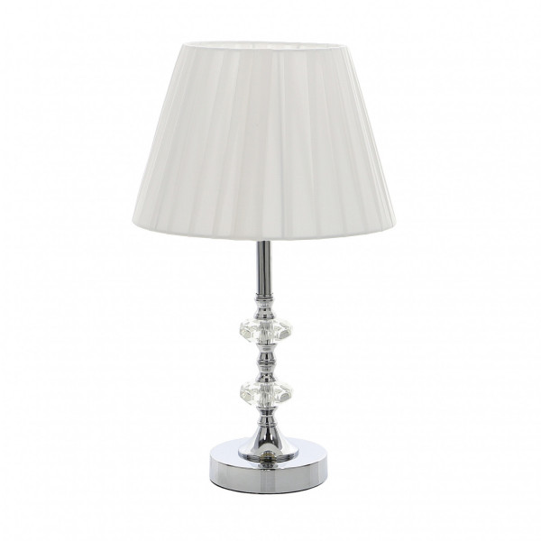 Lampa stołowa/nocna z dwoma kryształowymi elipsami