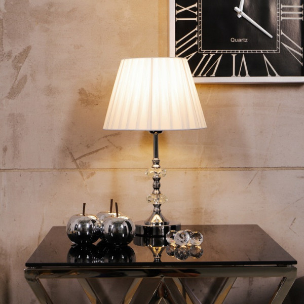 Lampa stołowa/nocna z dwoma kryształowymi elipsami 6