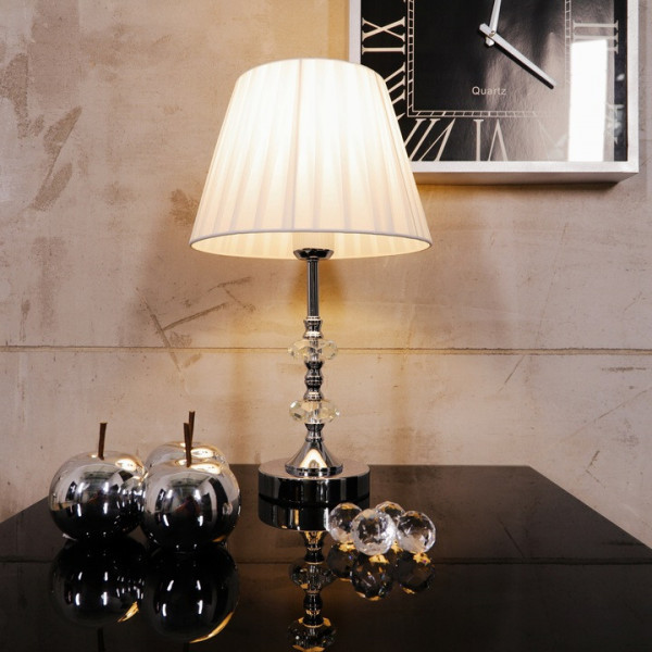 Lampa stołowa/nocna z dwoma kryształowymi elipsami 9
