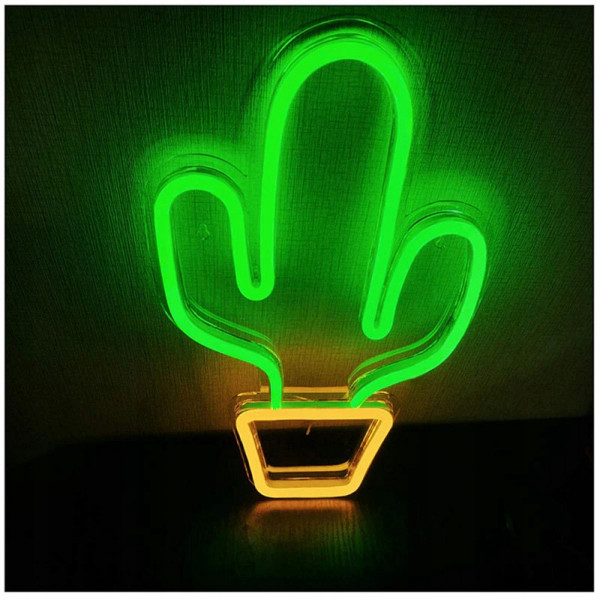 Neon LED Kaktus do powieszenia 5