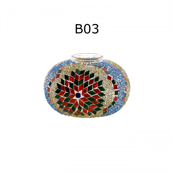 Mozaiczna lampka stołowa 40cm - kolekcja marokańska 4