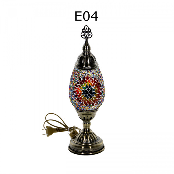 Lampka stołowa z mozaiki Faberge 39cm - kolekcja marokańska 1