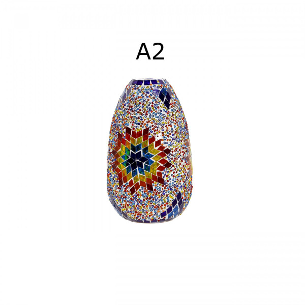 Lampka stołowa z mozaiki Faberge 48cm - kolekcja marokańska 2