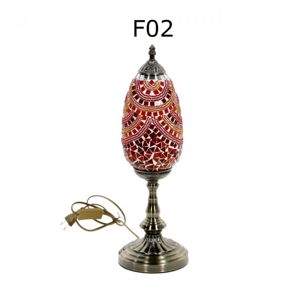 Lampka stołowa z mozaiki Faberge 48cm - kolekcja marokańska 1