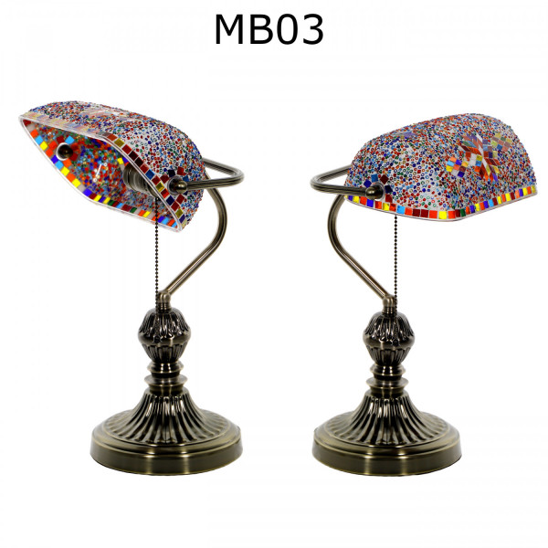 Lampa biurkowa mozaika - kolekcja marokańska 2