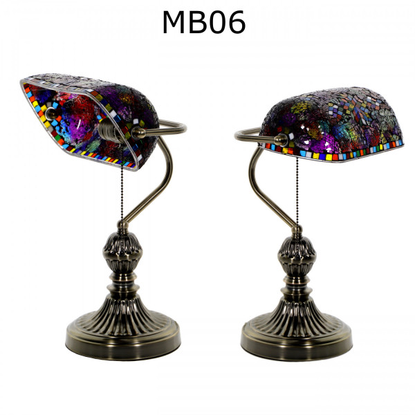 Lampa biurkowa mozaika - kolekcja marokańska 5