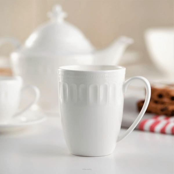 Kubek porcelanowy 350ml - MESYNA WHITE 1