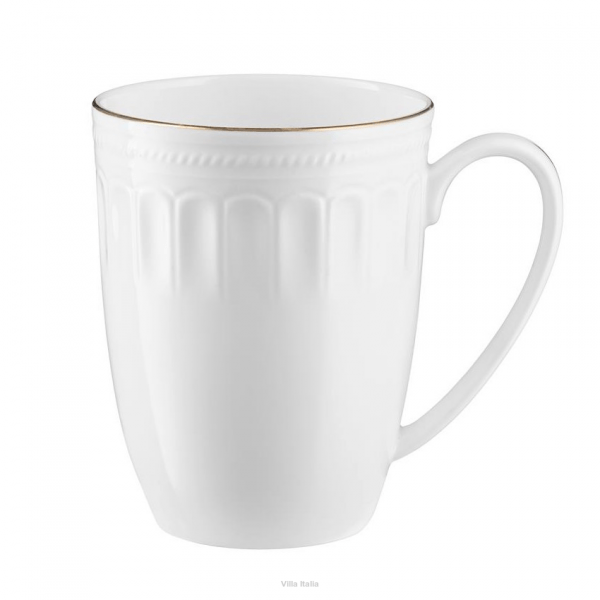 Kubek porcelanowy 350ml złota linia - MESYNA GOLD