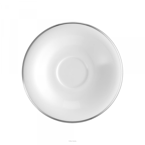 Filiżanka do kawy herbaty 230ml porcelanowa ze spodkiem - PLUS PLATIN 2