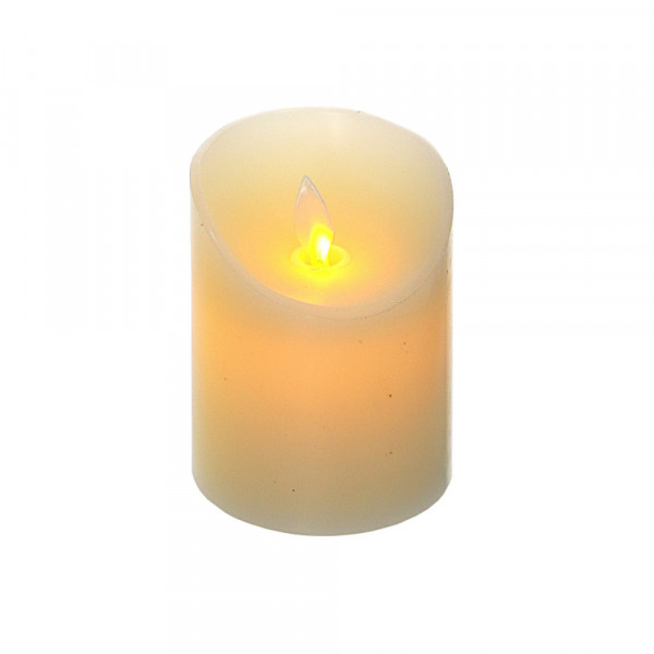 Woskowa świeca LED z tańczącym płomieniem 10cm 1