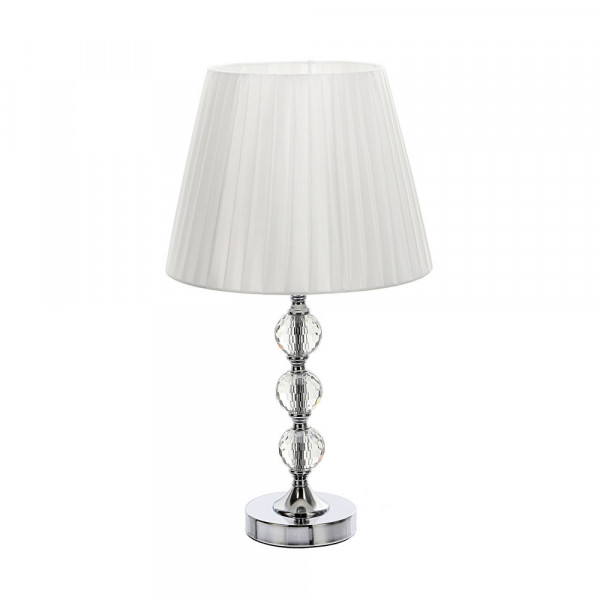 Lampa stołowa/nocna z trzema kryształowymi kulami
