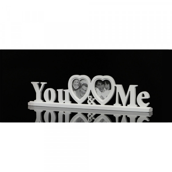 Drewniana ramka na zdjęcia You & Me 61,6×4×15cm 6