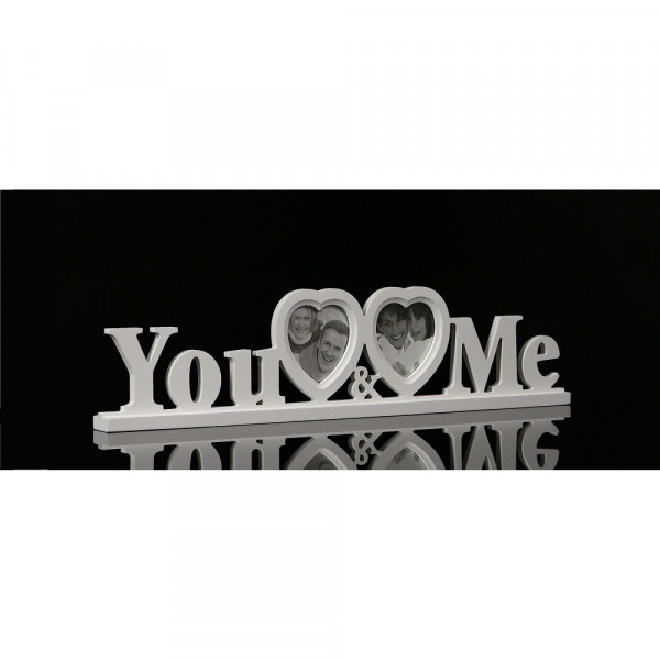 Drewniana ramka na zdjęcia You & Me 61,6×4×15cm 1