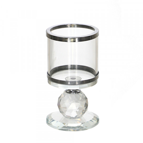 Szklany świecznik na tealight 12,5cm